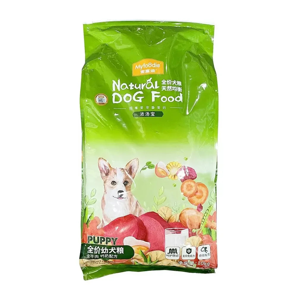 Myfoodie dry food for puppies beef + calcium 10 kg